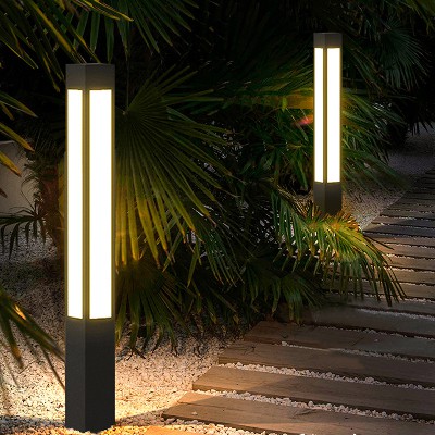 鋁制方形景觀燈戶外道路照明景觀燈柱特色簡(jiǎn)約現(xiàn)代LED庭院燈