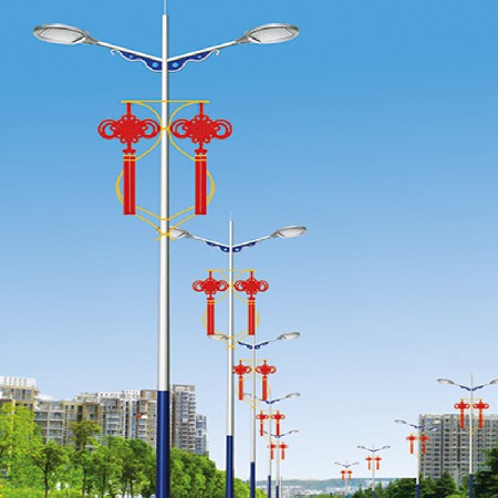 大博照明 LED路燈 批發(fā)戶外防腐防銹熱鍍鋅中國結路燈