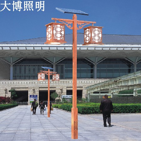 中式仿古特色庭院燈小區道路照明裝飾光伏LED太陽能庭院燈批發