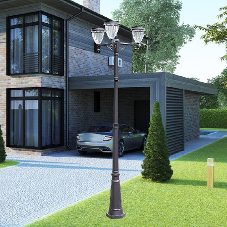 新款特色節(jié)能光伏太陽(yáng)能庭院燈戶(hù)外防水鋁制歐式LED景觀燈